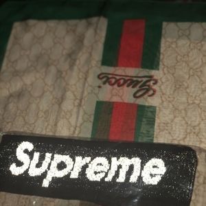 Black Supreme x New Era 3M Reflective Headband